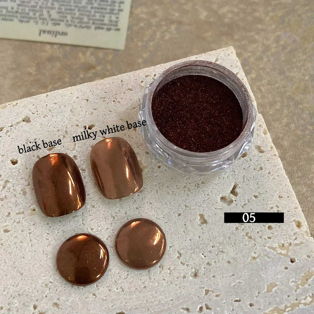 New Winter and Autumn Color Optional Mirror Powder Nail Gel Powder DIY Nail Powder