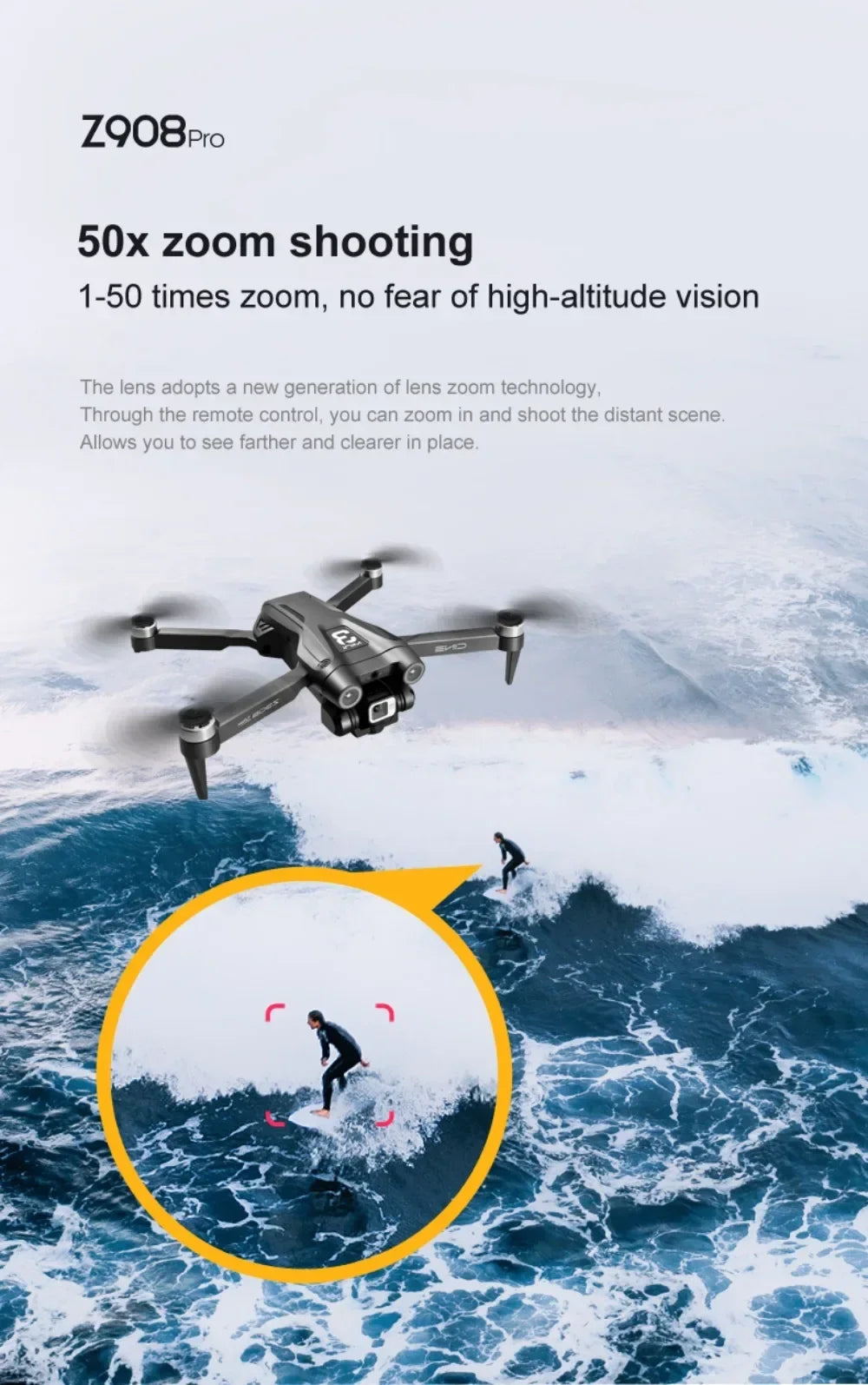 Original Z908 Pro /MAX 8K Drone ESC Professional 4K Dron Optical Flow Localization 3sided Obstacle Avoidance Quadcopter Toys