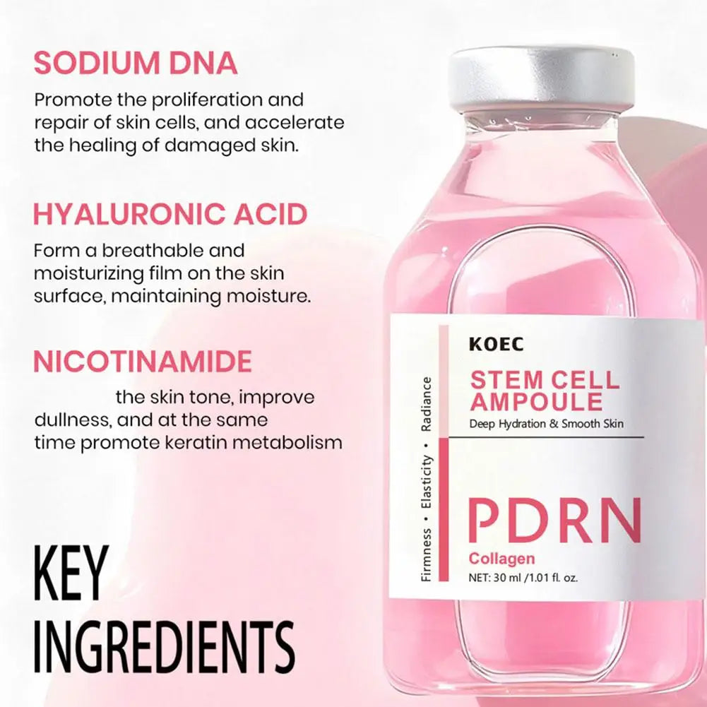 PDRN Salmon DNA Ampoule Face Serum Deep Repair Renew Skin Deep Collagen Face Firming Moisturizing Strengthen Barrier Essence