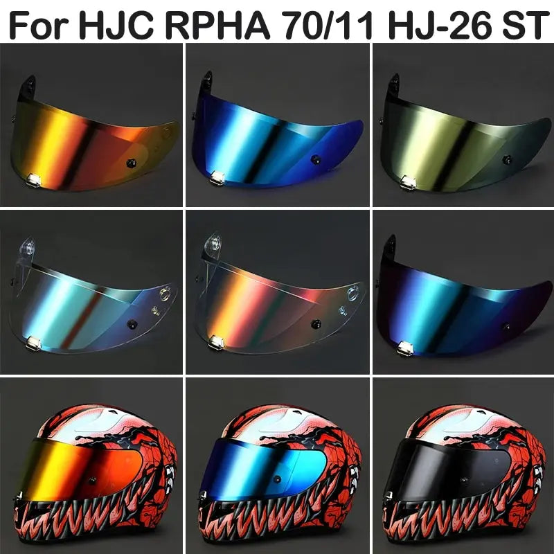 HJ-26 Helmet Visor for HJC RPHA 70 RPHA 11 HJ-26 ST Motorcycle Helmet Shield Universal Size Sunscreen Casco Moto Accessories