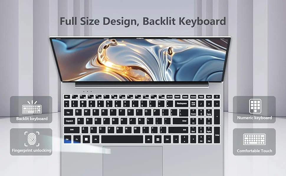 Intel Core I9 10980HK Laptop Windows 11 15.6 inch 16GB RAM 1TB SSD Gaming Laptops Portable Computer Backlit Keyboard Pc Office