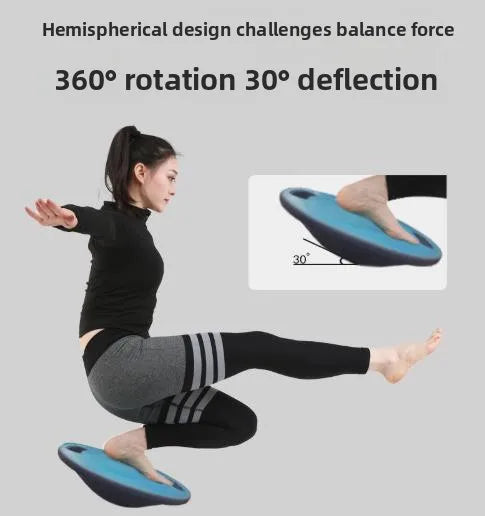 Yoga Balance Board Trainer Core Fitness Equipment Balance Plate Adult Training Board Balance Sense Training， Body Building