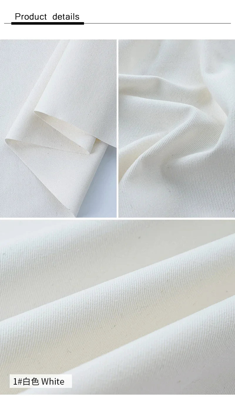 150x50cm Colorful Cotton Denim Fabric Thick Twill Jeans Material Sewing Pants Girl Kids Skirt Jacket Sofa Handmade Cloth Fabric