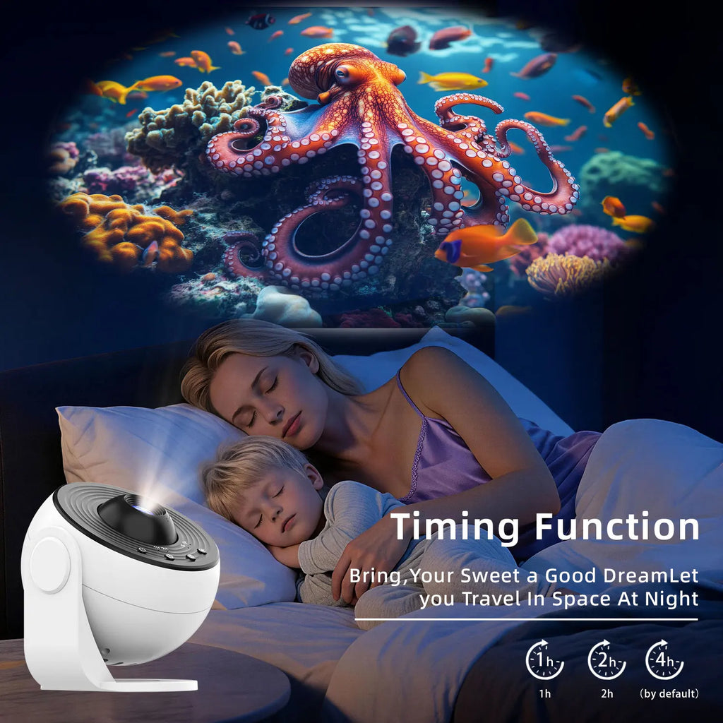Galaxy Projector PRO Night Light 25 Projection 4K Patterns Planetarium Lamp For Kids Bedroom Valentines Day Gift Wedding