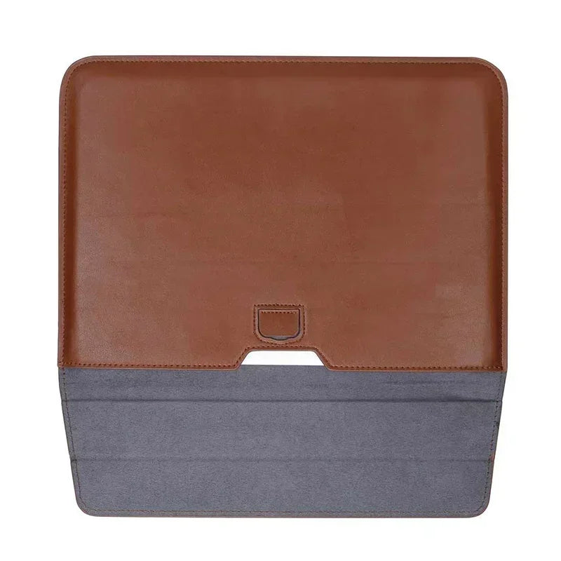 Crocodile Leather Flip Laptop Sleeve For Macbook Neo 13 2026 14 15 16 11 12 Inch HP Lenovo Notebook Pouch Unisex Envelope Sleeve