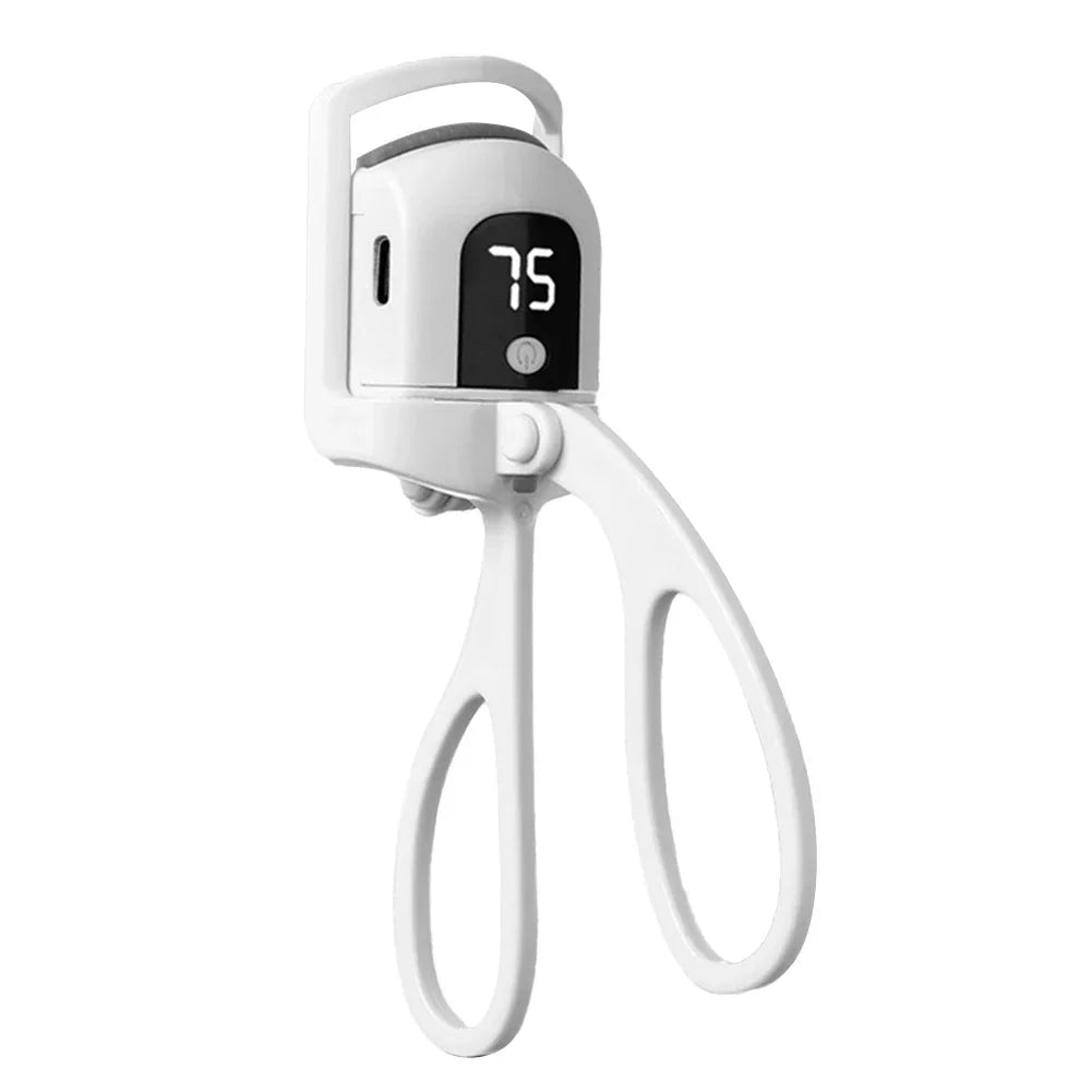 Electric Heated Eyelash Curler USB Rechargeable Eyelashes Curler Quick Heating Natural Curler Long Eyelash Lasting Makeup