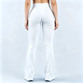 Crossover Waist Flare Leggings Women Seamless Bell Bottom Yoga Pants Butt Lifting Tummy Control Gym Fitness Flared Leggings