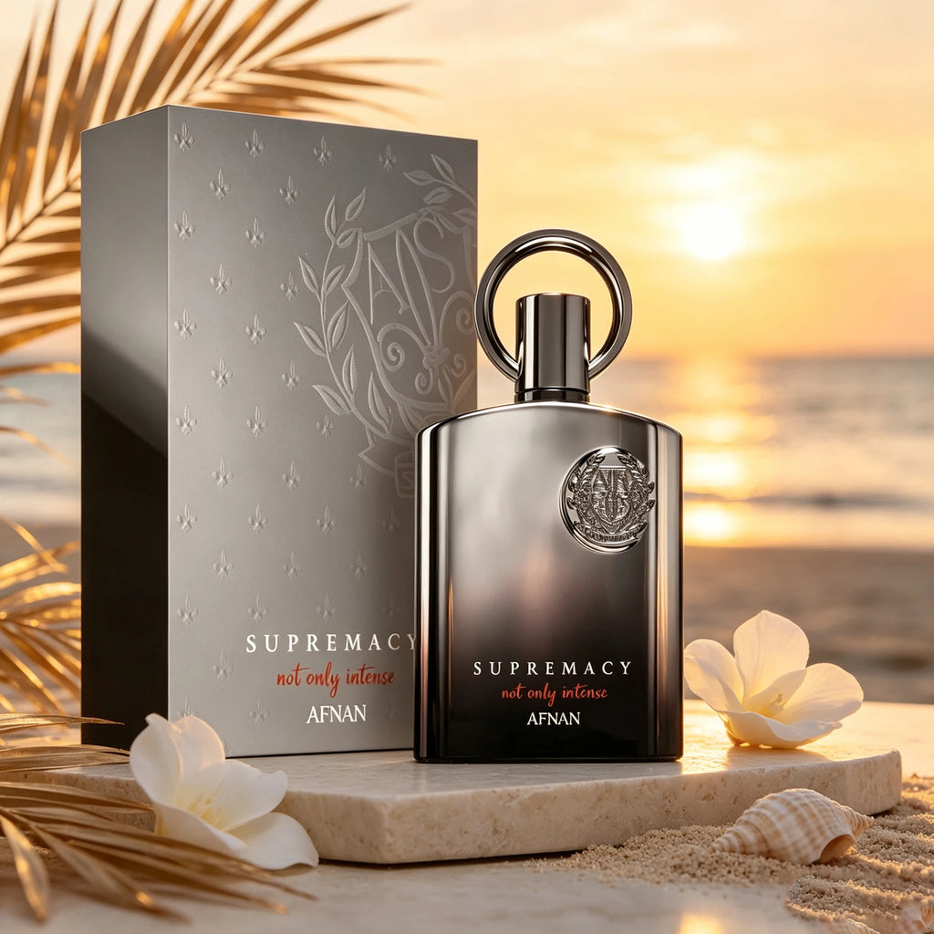 AFNAN Supremacy Not Only Intense ,Eau de Parfum 100ml, Luxury Long Lasting Woody Fragrance, Arabian Premium Men Perfume, Perfect Dating & Business Gift For Him