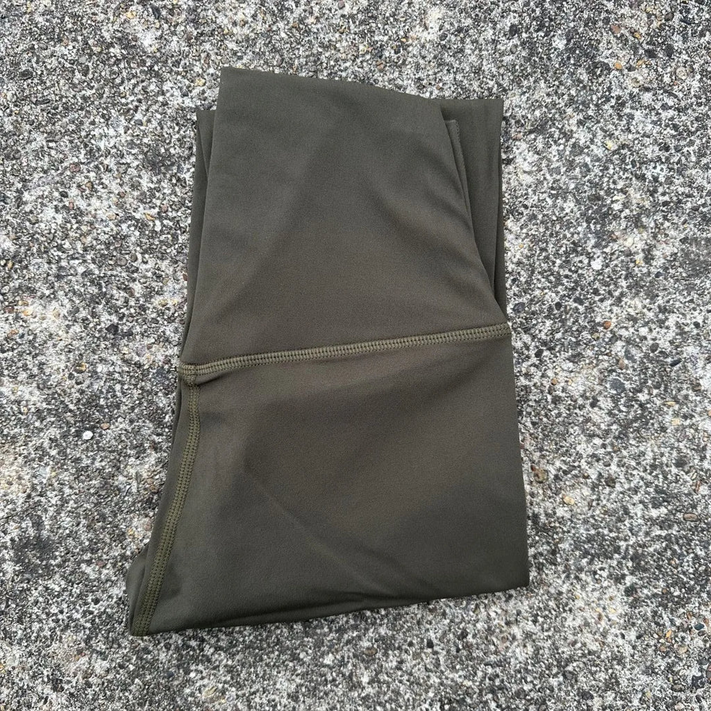 Solid Color Back Waist Pocket High Waist Fitness Yoga Legging soft Women Sport Pant Tight Butter Athletic Gym Ankle-Length Pants