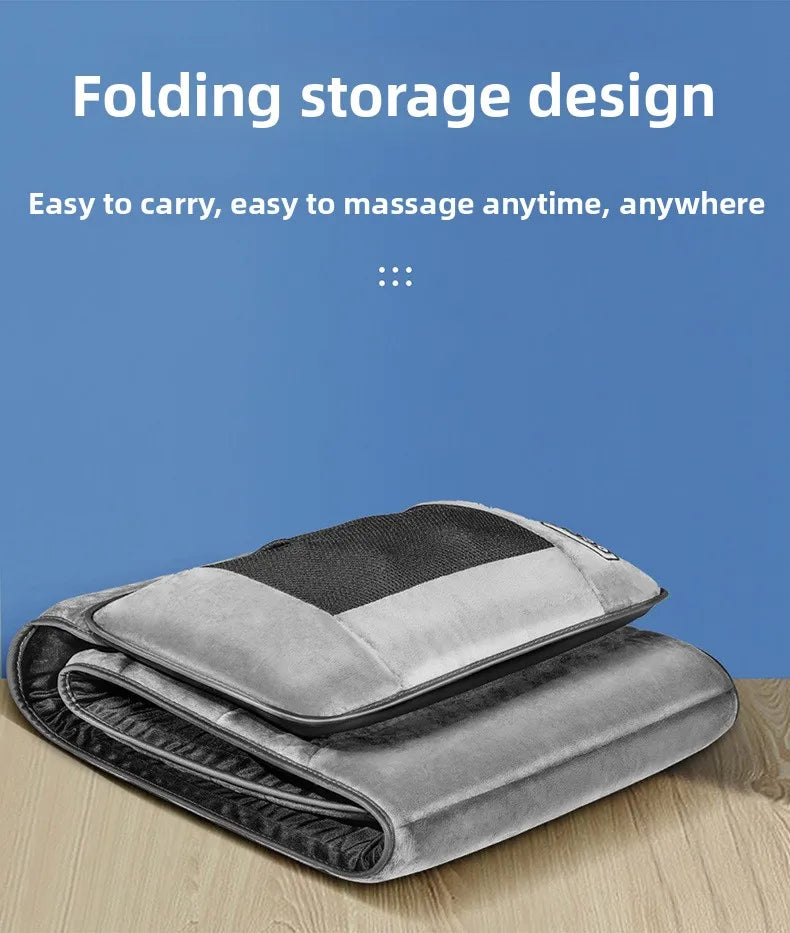 Full Body Massage Mattress Kneading Heat Waist Massage Drop Shipping Ready Home Use Blanket Neck Shoulder Waist Back Massage