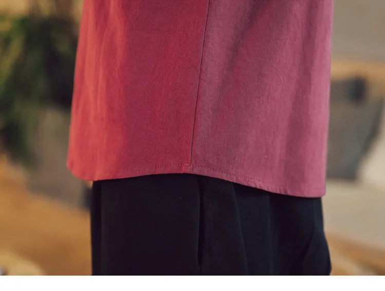 Summer Kimono Japanese Style Short Sleeve Men New Half-sleeved Cotton Linen Breathable Men Clothing T-shirt Japanese Yukata Tops