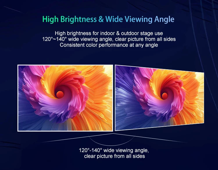 Durable Outdoor P2.976 LED Display 4K Full Color 500x500 Rental LED Screen for Advertising Billboard