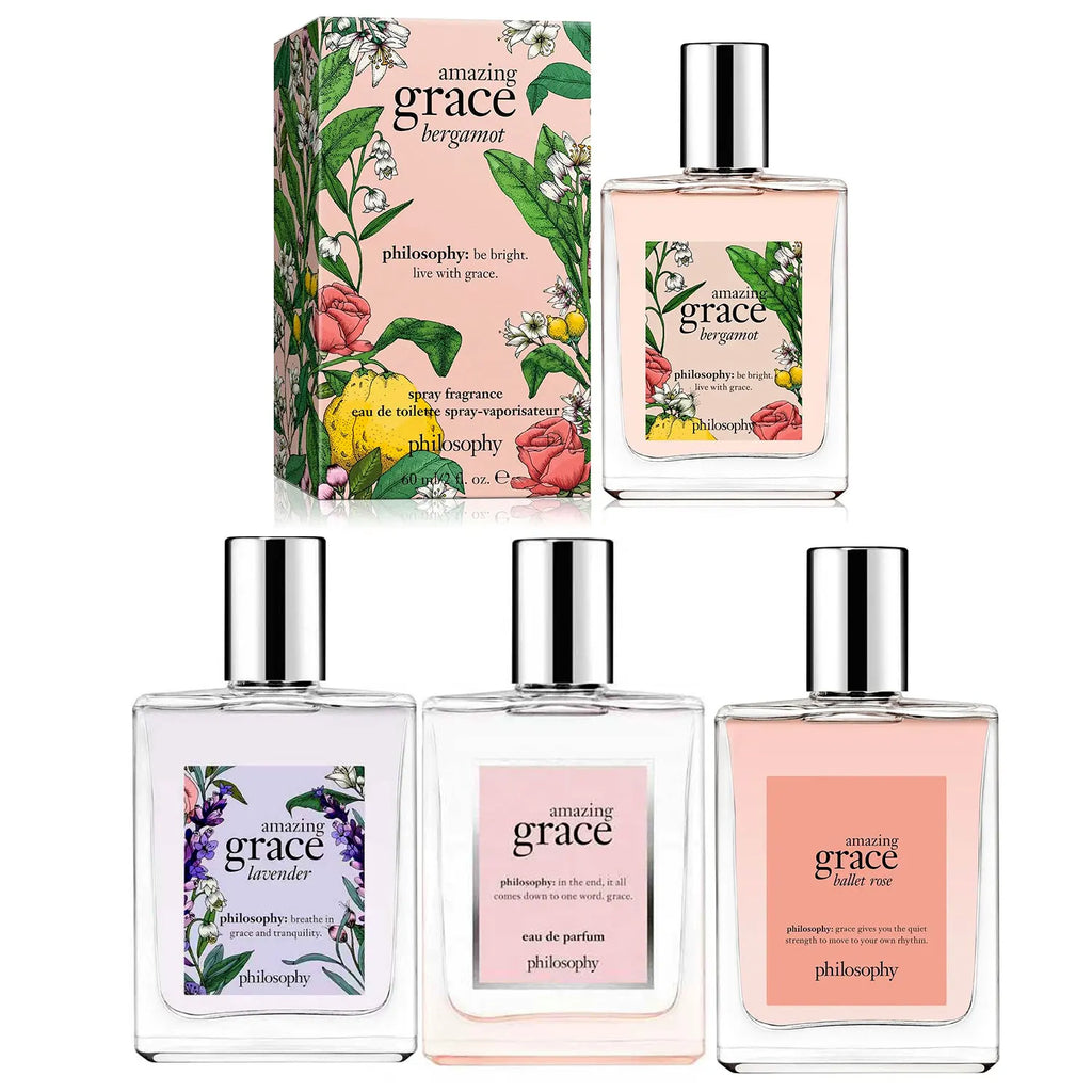 Philosophy Amazing Grace Eau de Parfum For Women, Clean Floral Long Lasting Perfume with Bergamot Lily of The Valley Musk Notes