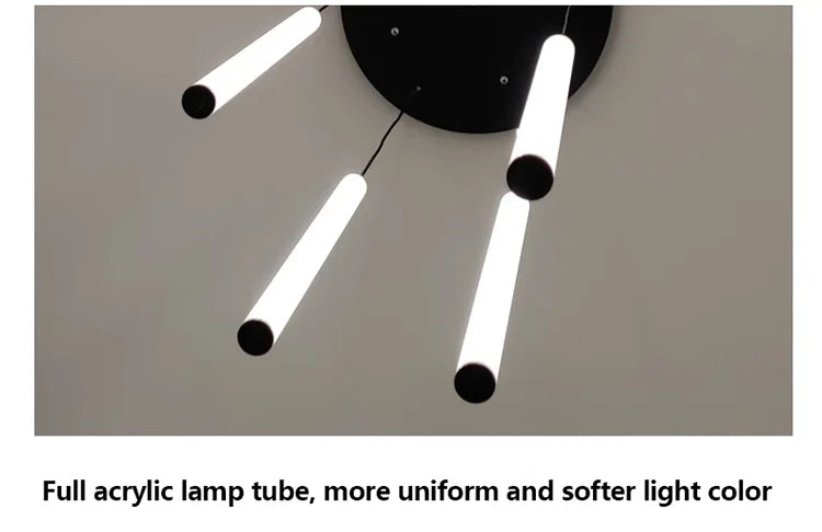 Nordic Stairs LED Long Chandeliers Minimalist Duplex Attic Living Room Kitchen Pendant Lights Home Decoration Ceiling Chandelier
