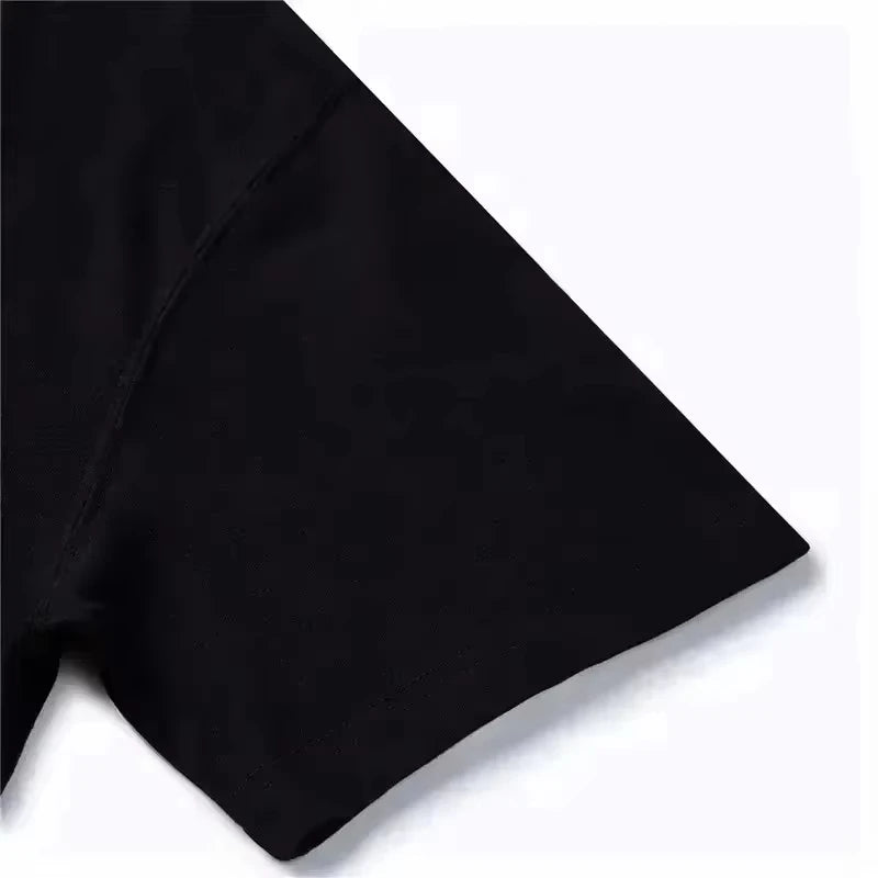 2026 Trendy Brand Printed shirt Summer High-end Light Luxury Men's and Women's Silk Cotton Short-sleeved T-shirt Trendy shirts