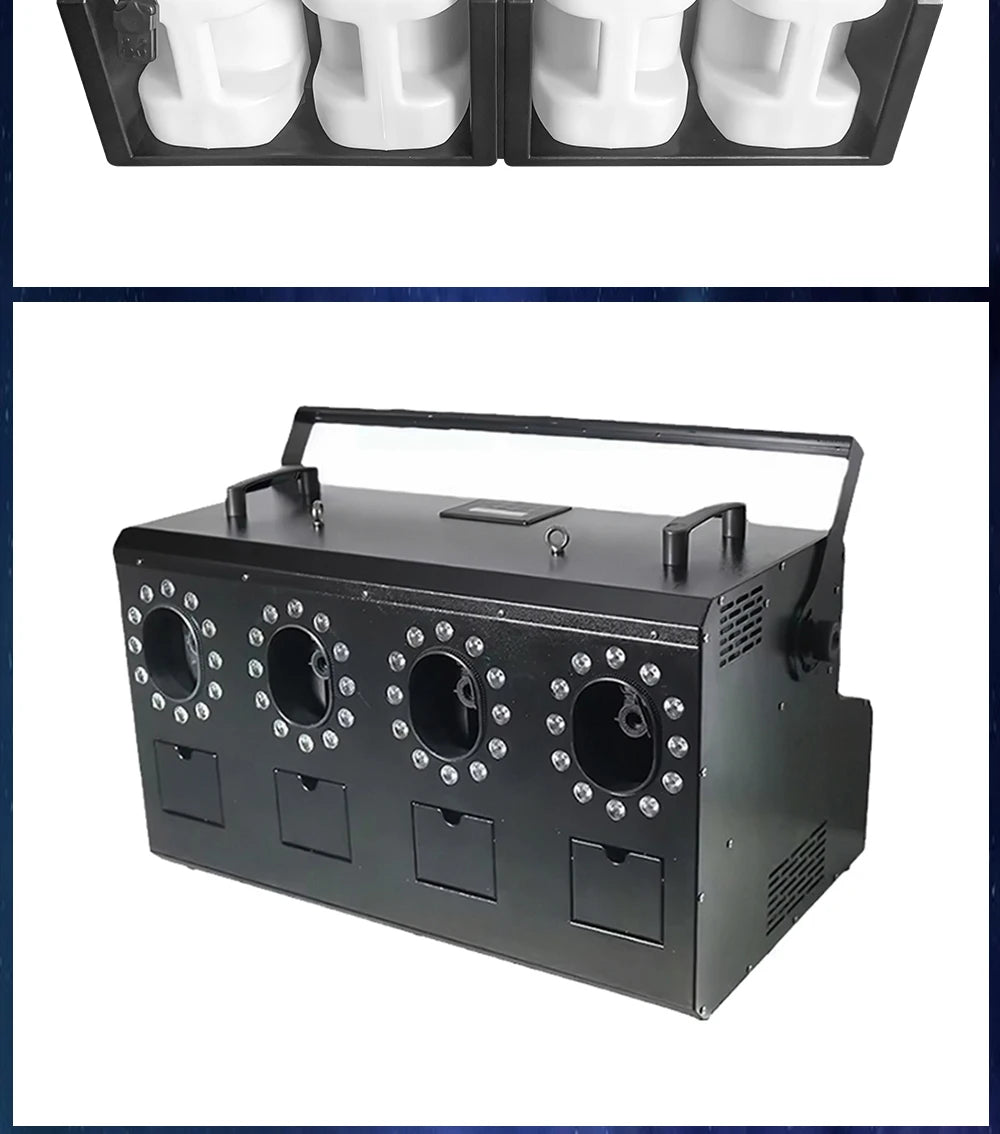 1500W 3000W LED Bubble Fog Machine DMX512 Smoke Fog Bubble Lighting Blower RGBW Stage Event Wedding Party Bar DJ Club