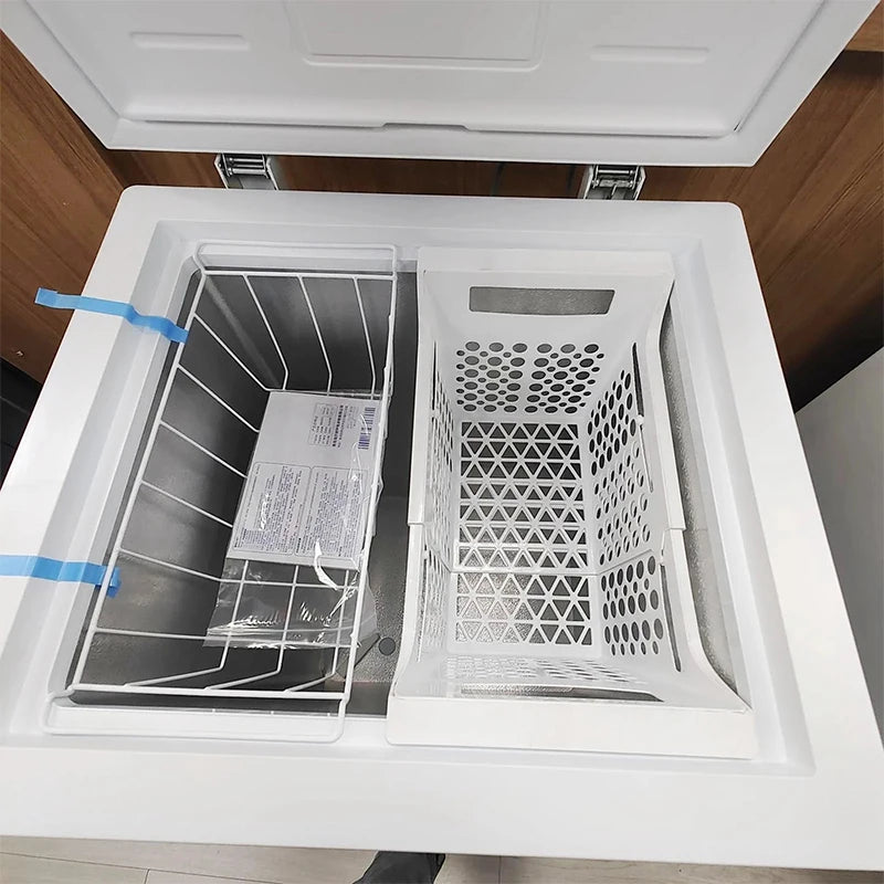 Kitchen Freezer Organizer Basket Odorless Heavy Load Rack for Chest Freezer Space Saving Storage Solution withMulti-layer Design