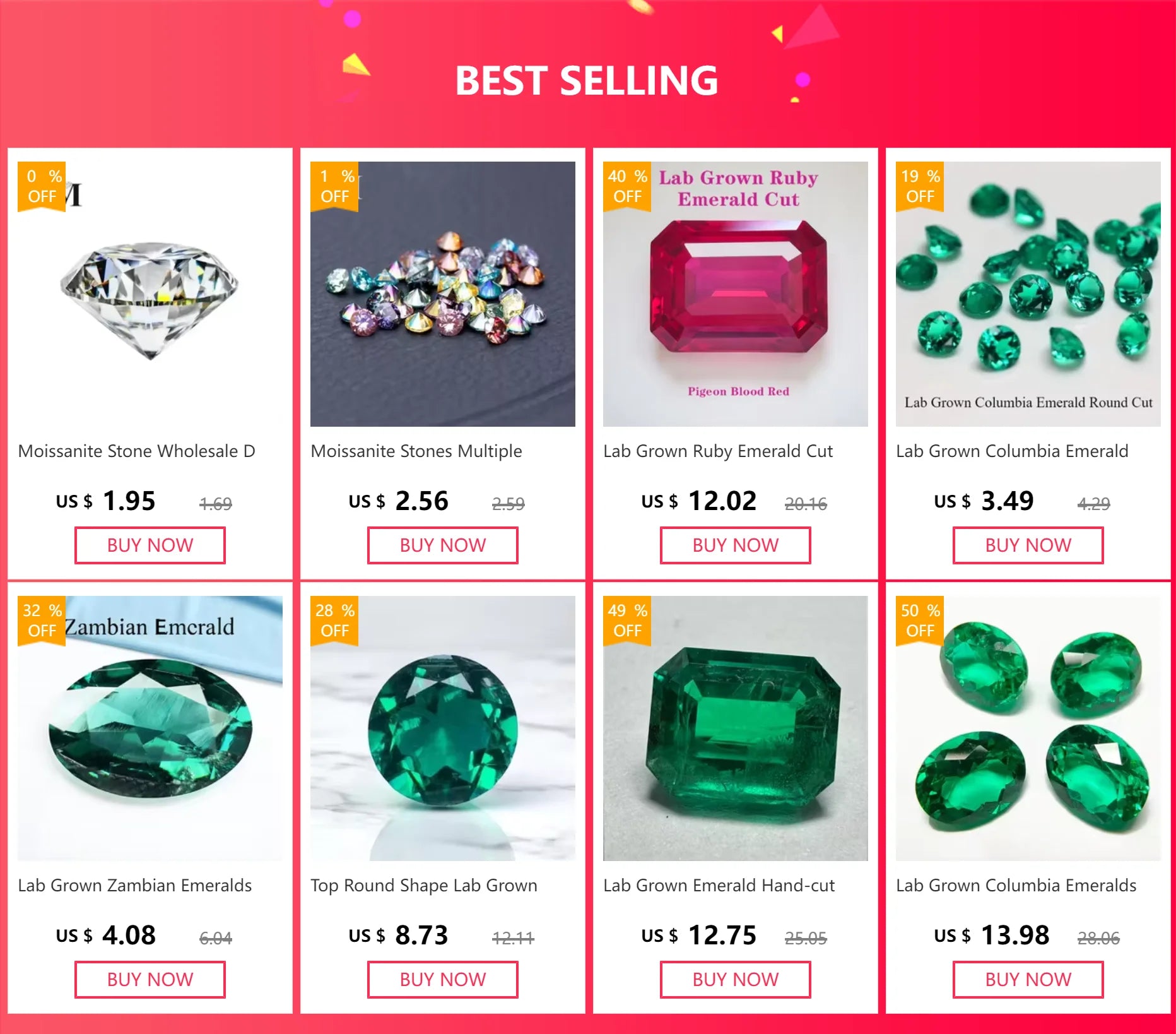 Top Lab Grown Zambia Emeralds Hydrothermal Emerald Hand Cut with Cracks Inclusions Inside Selectable  Certificate