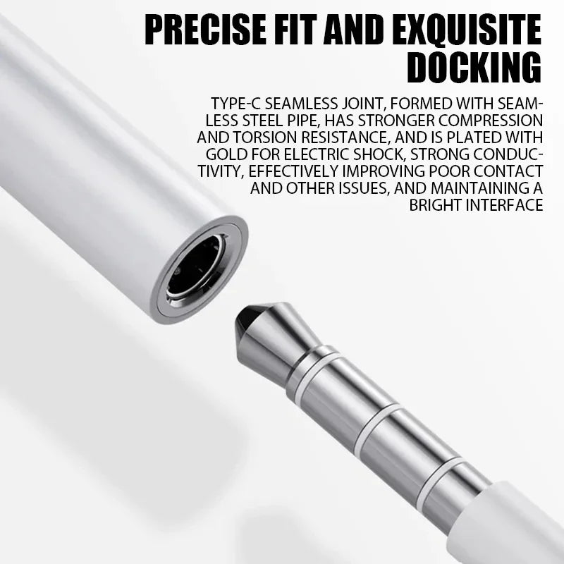 Original Headphone Adaptador For iPhone 14 13 12 11 Pro Aux Audio Splitter Lighting To 3.5mm Adapter Earphone Jack Cable