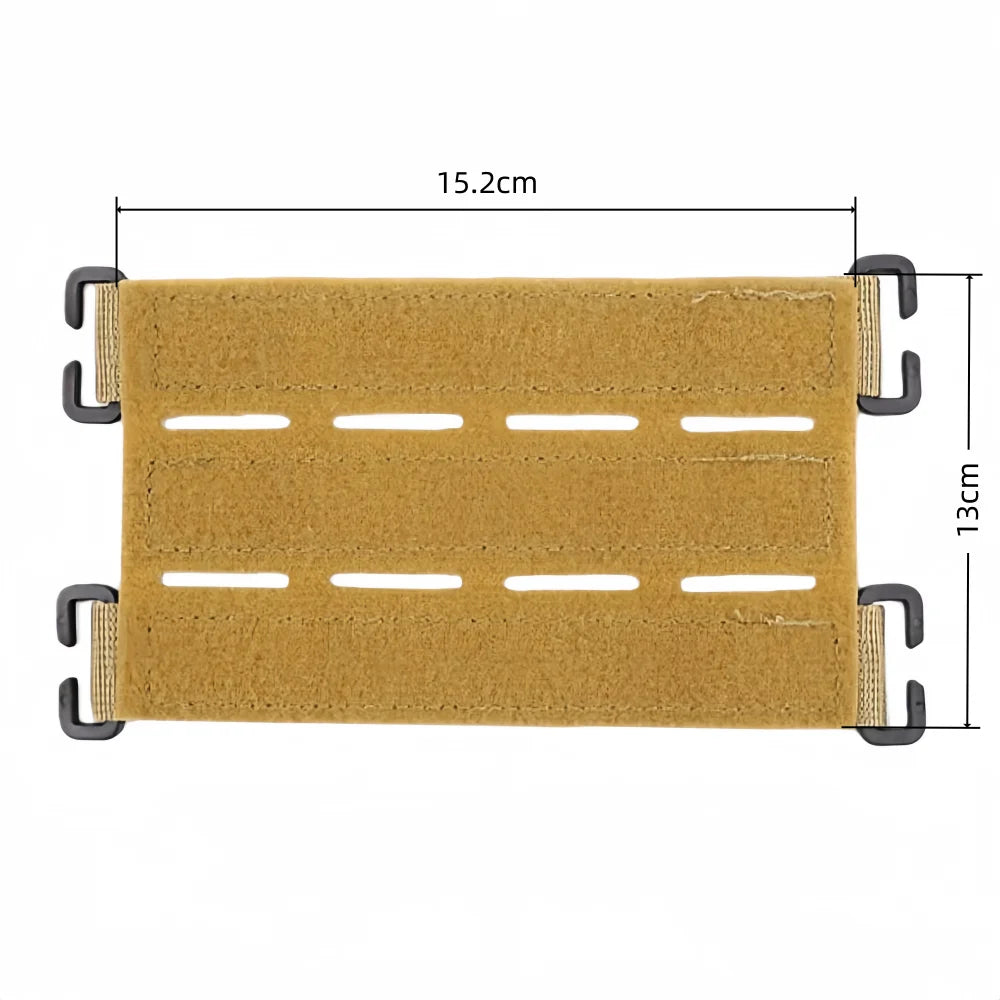 Nylon Molles Tactical Patches Board Patches Panel Display Holder for Backpack Hunting Mini Patches Board Strip