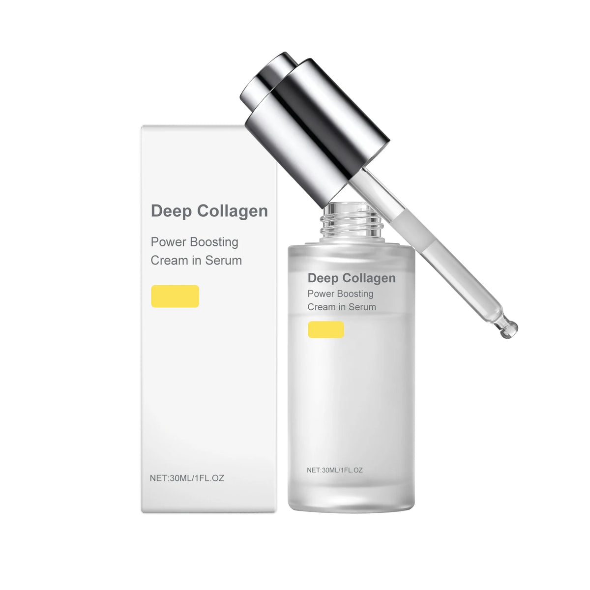 Deep Collagen Serum Skin Elasticity Anti Fine Lines Smooth Skin Texture Brighten Moisturizing Facial Nourishing Daily Care Serum
