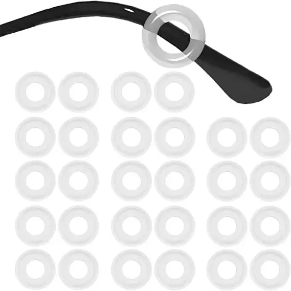 2/4/6pairs Silicone Anti-slip Glasses Leg Ear Sleeve Bracket Fastener Eyeglasses Accessories Grip Anti-fall Eyewear Holder