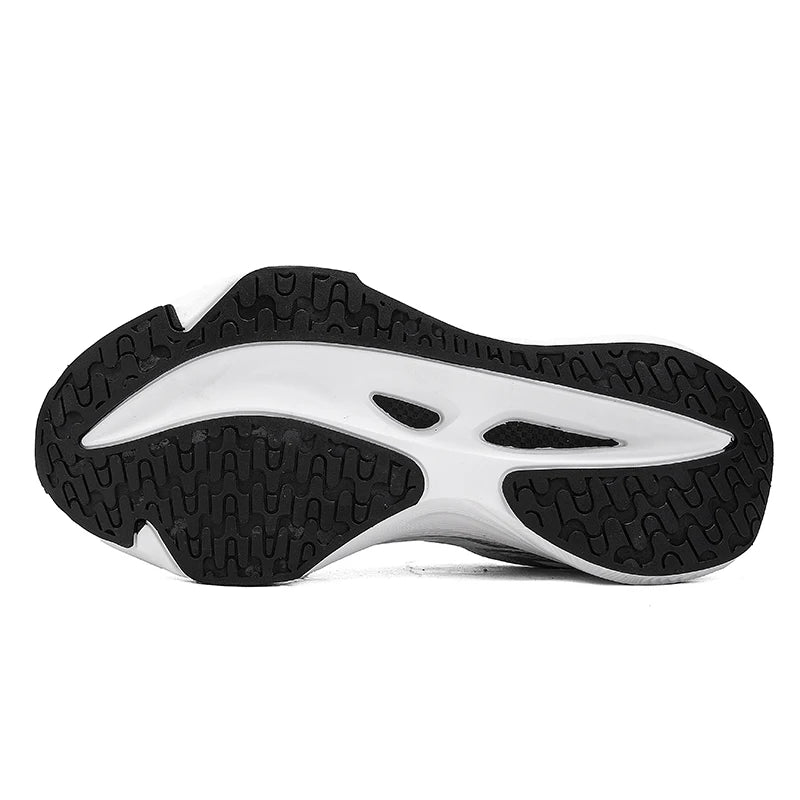Thick Sole Running Shoes Wide Width Maximum Cushioning Breathable Lightweight Non Slip for Men Women Jogging Marathon