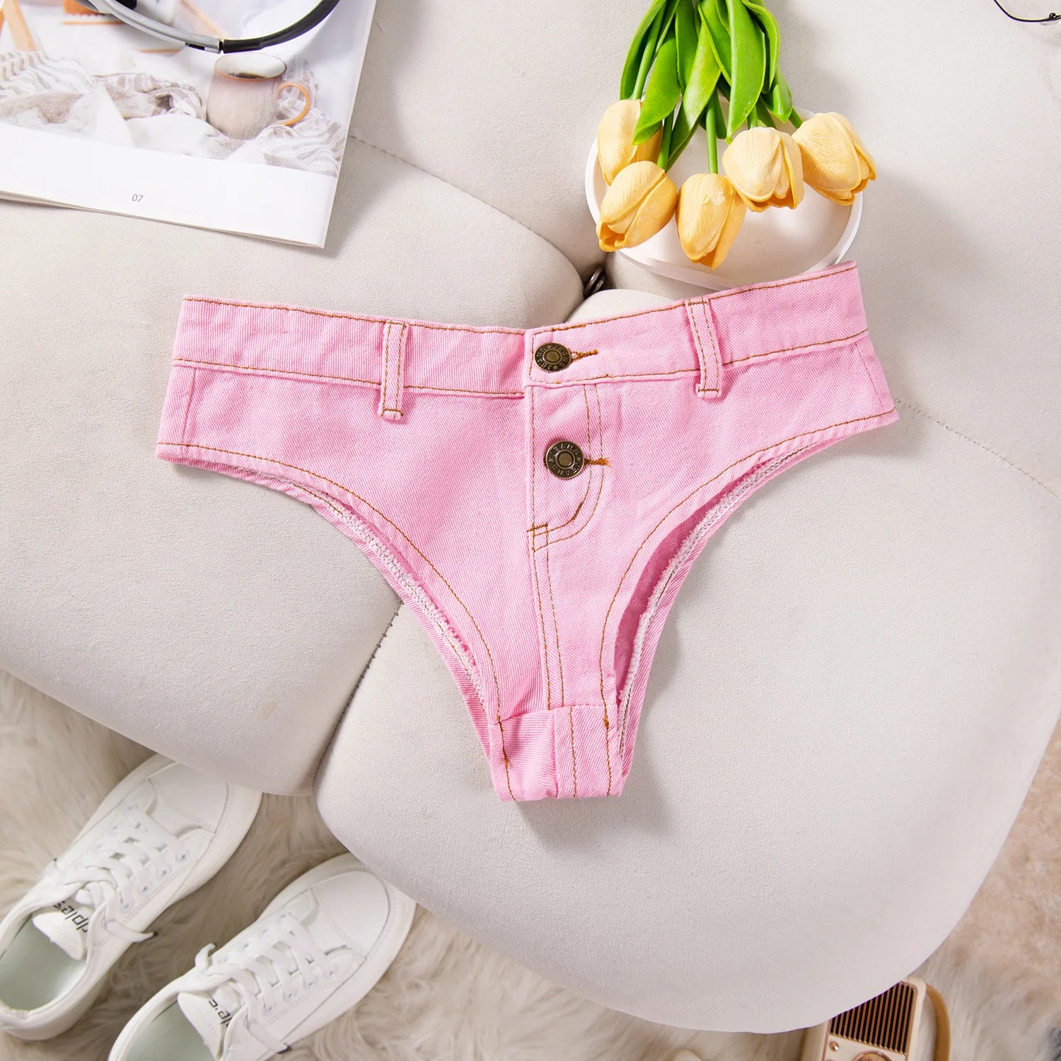 Denim Shorts for Women, Low Waist, Mini Jeans, Sexy Lady Nightclub, Hot Dance Briefs, Girl Party Gift, Fashion, New, Summer, P08
