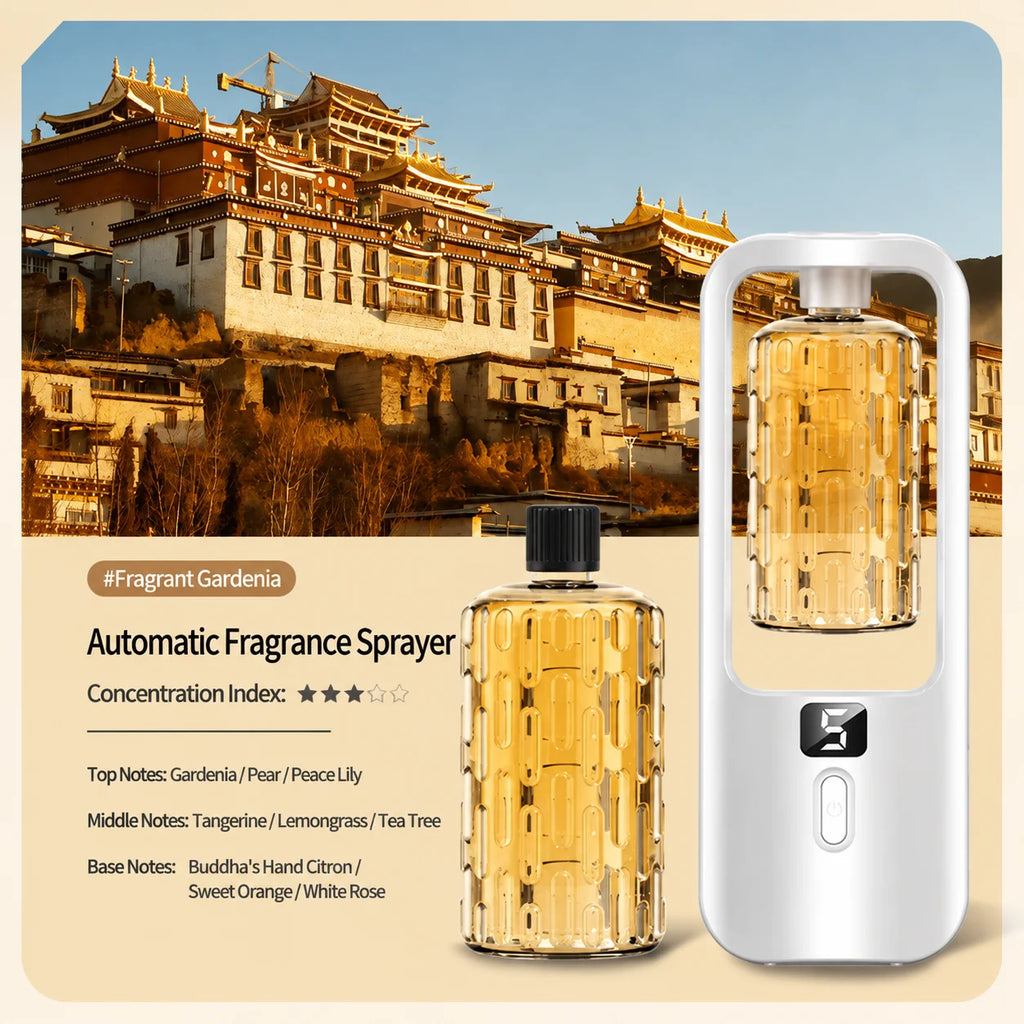 Wall-mounted Essential Oil Diffuser with Cool Mist Spray USB Rechargeable Essential Oil Aromatherapy Machine Air Freshener