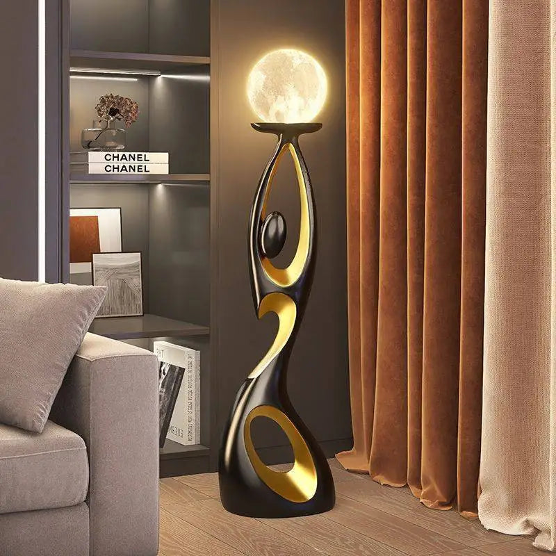 Modern Simple Creative Human-shaped Floor Lamp Next to the Living Room Sofa Light Luxury Bedroom Medieval Atmosphere Lamp