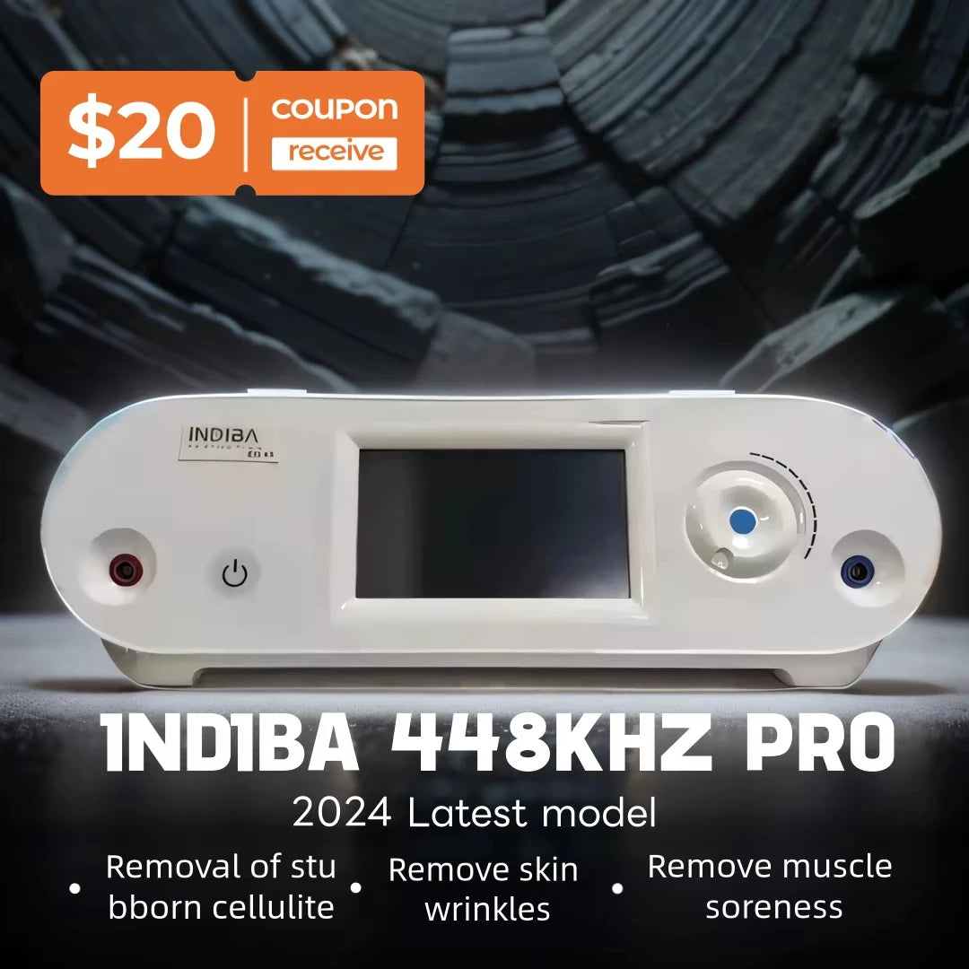 Portable 448KHZ RF Tecar Therapy RET CET Diathermy Body Sliming Machine Pain Relief Skin Tightening INDIBA Deep Care