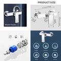 652F Fashion Single Handle Shower Mixer Bath Faucet Modern Single Lever Shower Faucet Bathroom Tap Elegant Shower Mixer Tap