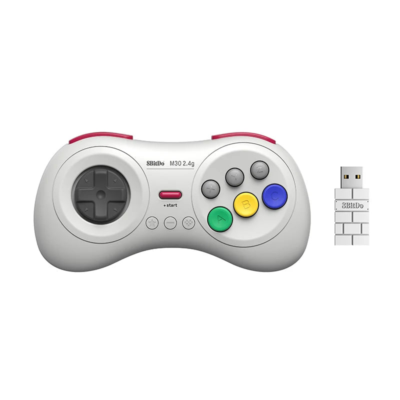 8Bitdo M30 2.4G Mini Gamepad Game Controller for Sega Genesis Mini and Mega Drive Mini Game Console Game Accessories