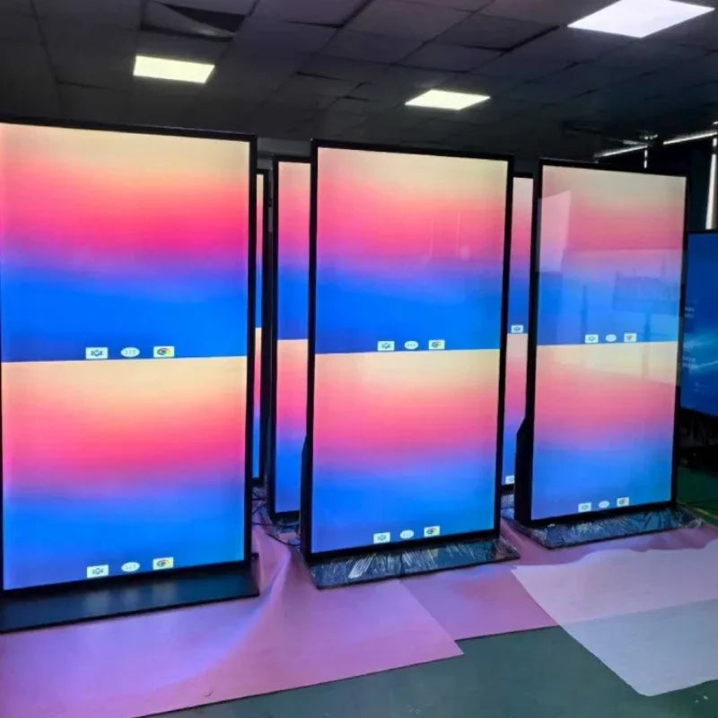 Vertical Full-screen LCD Advertising Machine with A Fixed Large-sized High-definition Screen for Commercial Signage Display