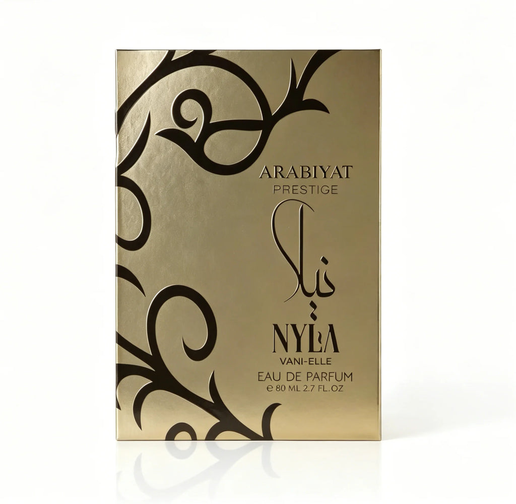 Arabiyat Prestige Nyla Vani-Elle Eau De Toilette, Unisex Vanilla Jasmine, 2.7 Fl oz