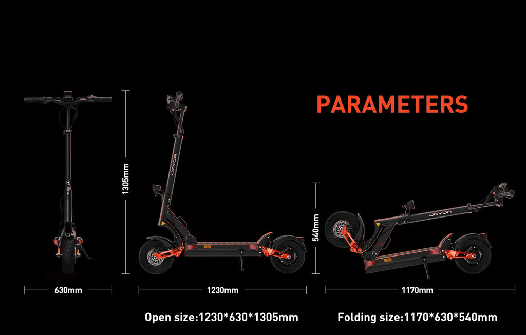 JOYOR T10 2000W Dual Motor Electric Scooter 60V18Ah Long Range Off-Road Foldable E-Scooter for Adults Heavy Duty Shock Absorber USA Local Warehouse Fast Shipping 3-5 Days Duty Free High Speed Powerful Kick Scooters Mobility S