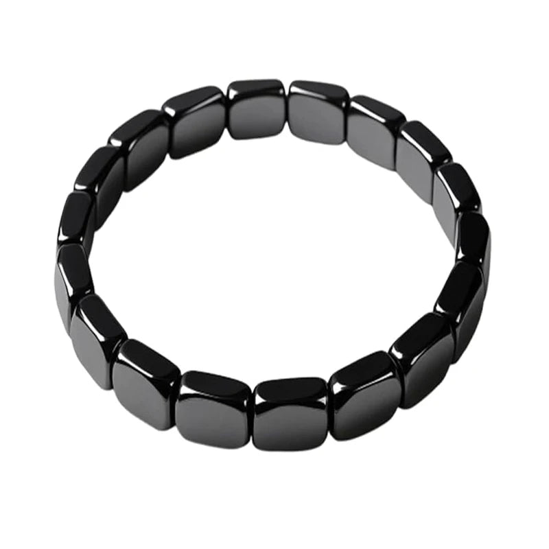 Hematite Bracelet For Men Reclaim Your Edge Confidence Natural Hematite Stone Beaded Stretch Healing Bracelets Gift Jewelry ﻿