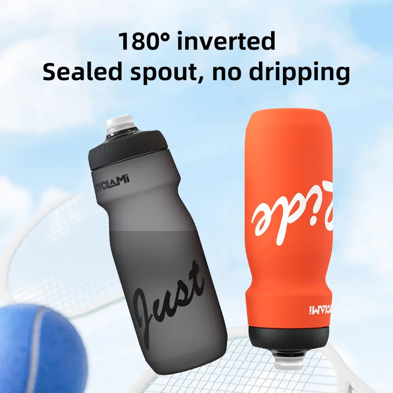 CYCLAMI Cycling Water Bottle 650ml Ultra Light Leak-proof Squeezable Camping Hiking Sports Bicycle Kettle Rapha 750ml Kettle