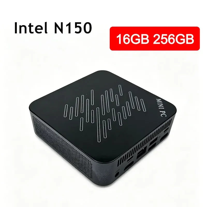 Mini PC Computer Intel Core N150 PC Gaming Computer 8/16GB RAM 1TB 2TB M.2 SSD WiFi 6 BT5.2 4K HD Portable Desktop Pc