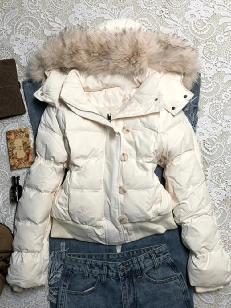 Subculture Harajuku Vintage Safari Coats with Hooded Women Zipper Sweatshirts Casual Streetwear Grunge Jacket Y2k Stand Neck