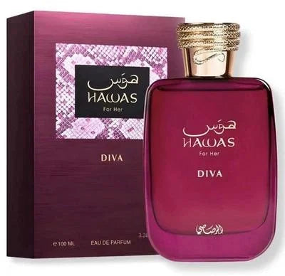 Rasasi Hawas Éclat for Her Eau de Parfum 100ML, Fresh Floral Sensual Scent for Women, Elegant Bottle, Ideal for Gifting