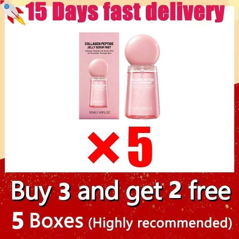 Nano Collagen Peptide Jelly Serum Mist Spray 2026 Upgrade Deep Moisturizer Plump Fine Lines Brighten Dry Uneven Tone Facial Care