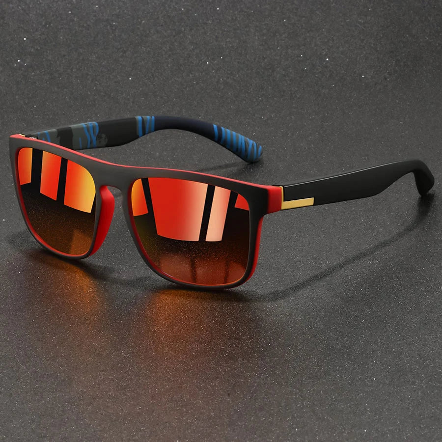 Fashion Vintage Square Sunglasses Men Women Fishing Driving Man Luxury Brand Designer Sun Glasses Anti-Glare Retro Eyewear