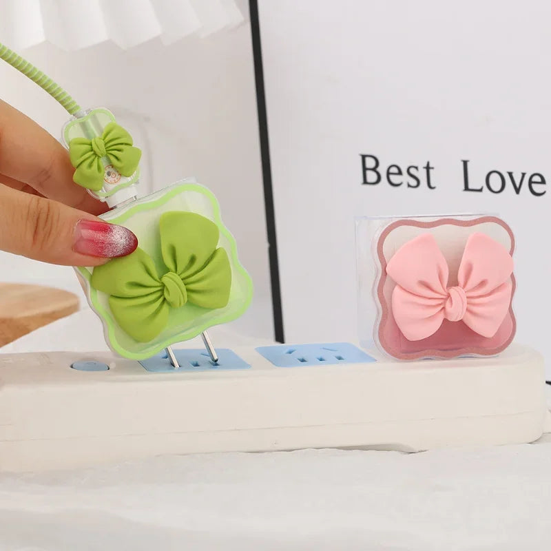 1pc Cable Protector Winder Charger Cover for IPhone 15 14 13 11 18W 20W Data Cord Organizer Anti Break Management Sleeve Kit