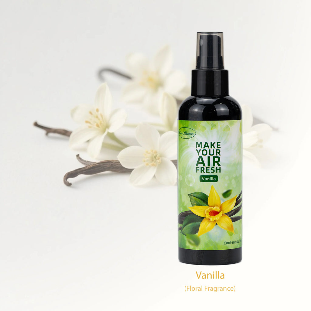 150ml/5.07oz, 9 Scents Fragrance Spray, Home/Car/Clothes/Bathroom Air Freshener, Durable Fragrance, Odor Removal, Fresh Air