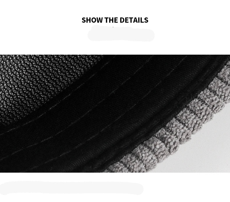 Autumn and winter corduroy brimless casual hat, personalized yuppie hat, men's and women's striped velvet melon skin hat