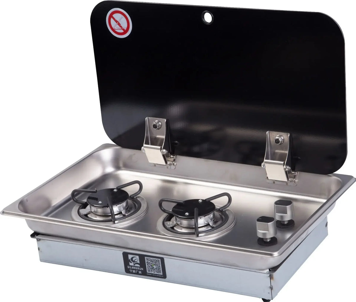 RV gas stove RV accessories with glass cover Yacht gas stove GR-902