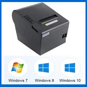 Auto Cut Pos 80 Printer Thermal Driver Download HS-802 180mm/s 3inch Receipt Pos Machine Cash Server With USB LAN Surface