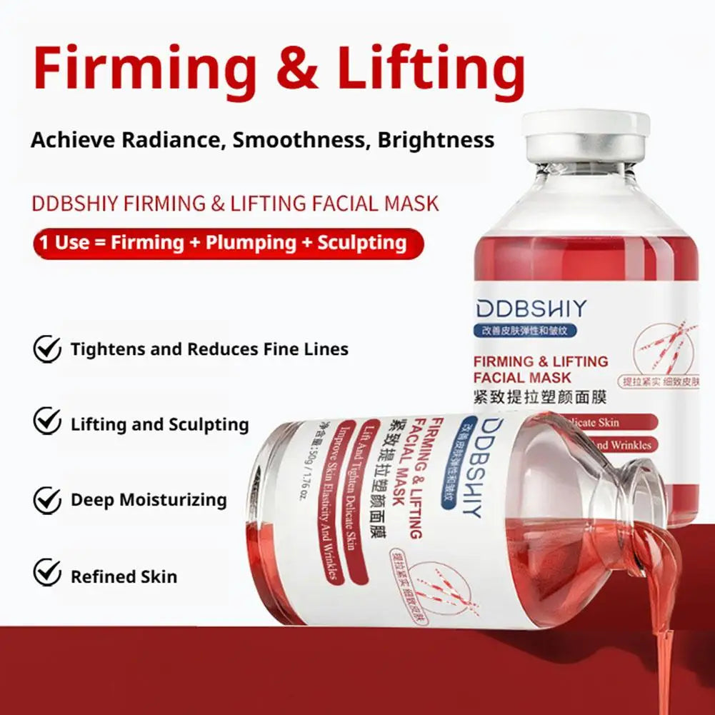 50g Firming Lifting Face Essence Mask Tighten Delicate Improve Skin Elasticity Wrinkle Needle Tube Ampoule Brand PDRN Serum Care