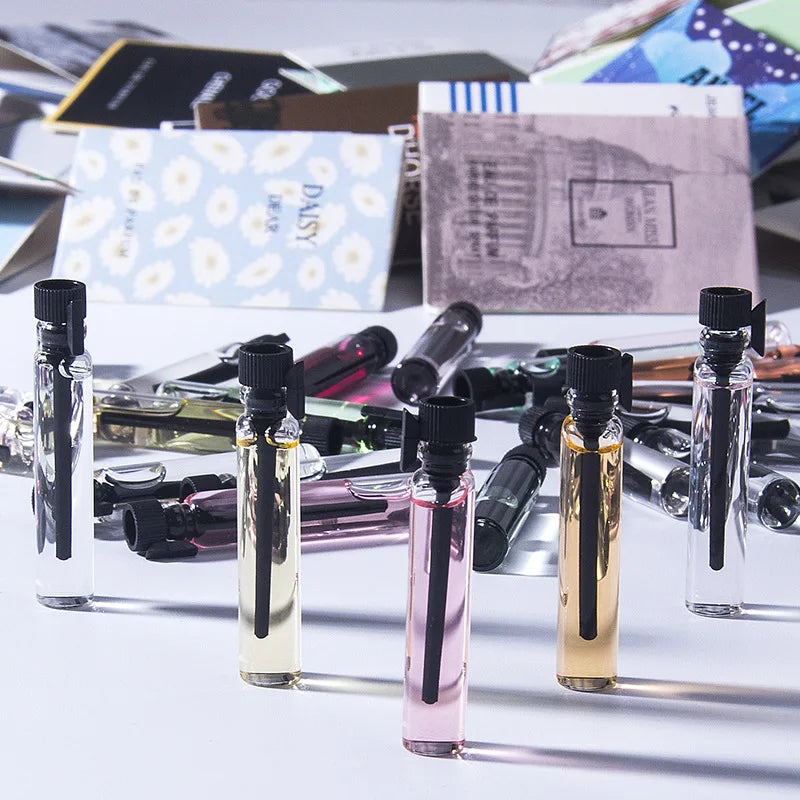 Brand 10PCS Random Style Pheromone 2ml Perfume Sample Women Perfume Atomizer Men Long Lasting Fragrance Pheromone Dating Gift